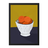 Oranges Wall Art, Still Life Print, Fruit Bowl Painting, Kitchen Decor, Modern Art Print, Home Decor, Minimalist Wall Decor (139) - Tawshia